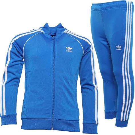 trainingsanzug adidas blauw|Blau .